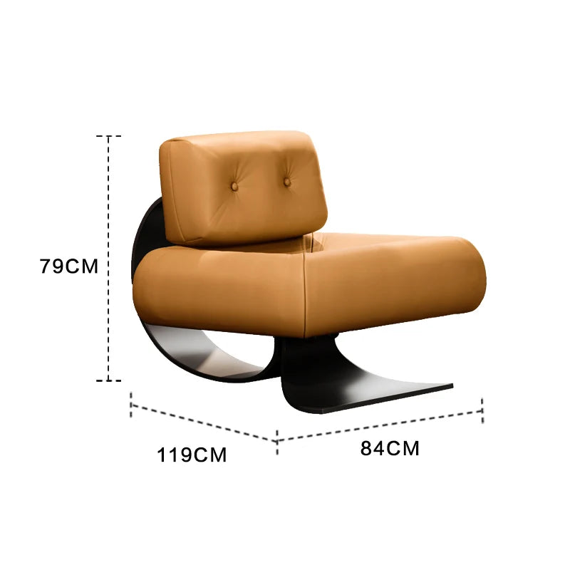 Living Room Luxury Floor Chair Sofa Accent Meditation Vanity Chairs Design Lounge Leather Sillon Reclinable Bedroom Furniture