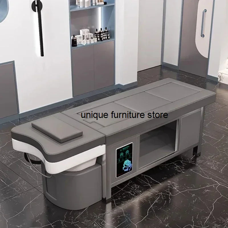 Women's Shampoo Beauty Salon Chair Shampoo Salon Equipment Professional Chair Water Circulation Head Hair Treatment Furniture