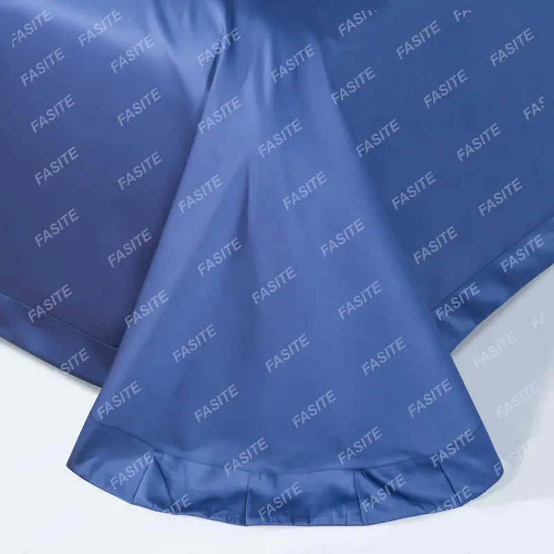 120s long-staple cotton satin cotton light luxury quilt cover four-piece high-end hotel European-style cotton bedding