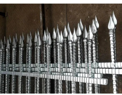 Wrought Iron Fences Manufacturers China Solid Villa 20 Gauge Steel Garden Fencing Designs wf1