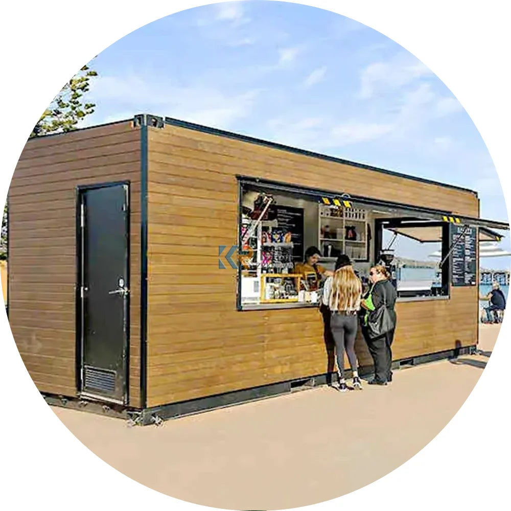 2023 20ft 40ft Mobile Container Office Load House Dormitory Beach Juice Snack Bar Restaurant Big Space Storage