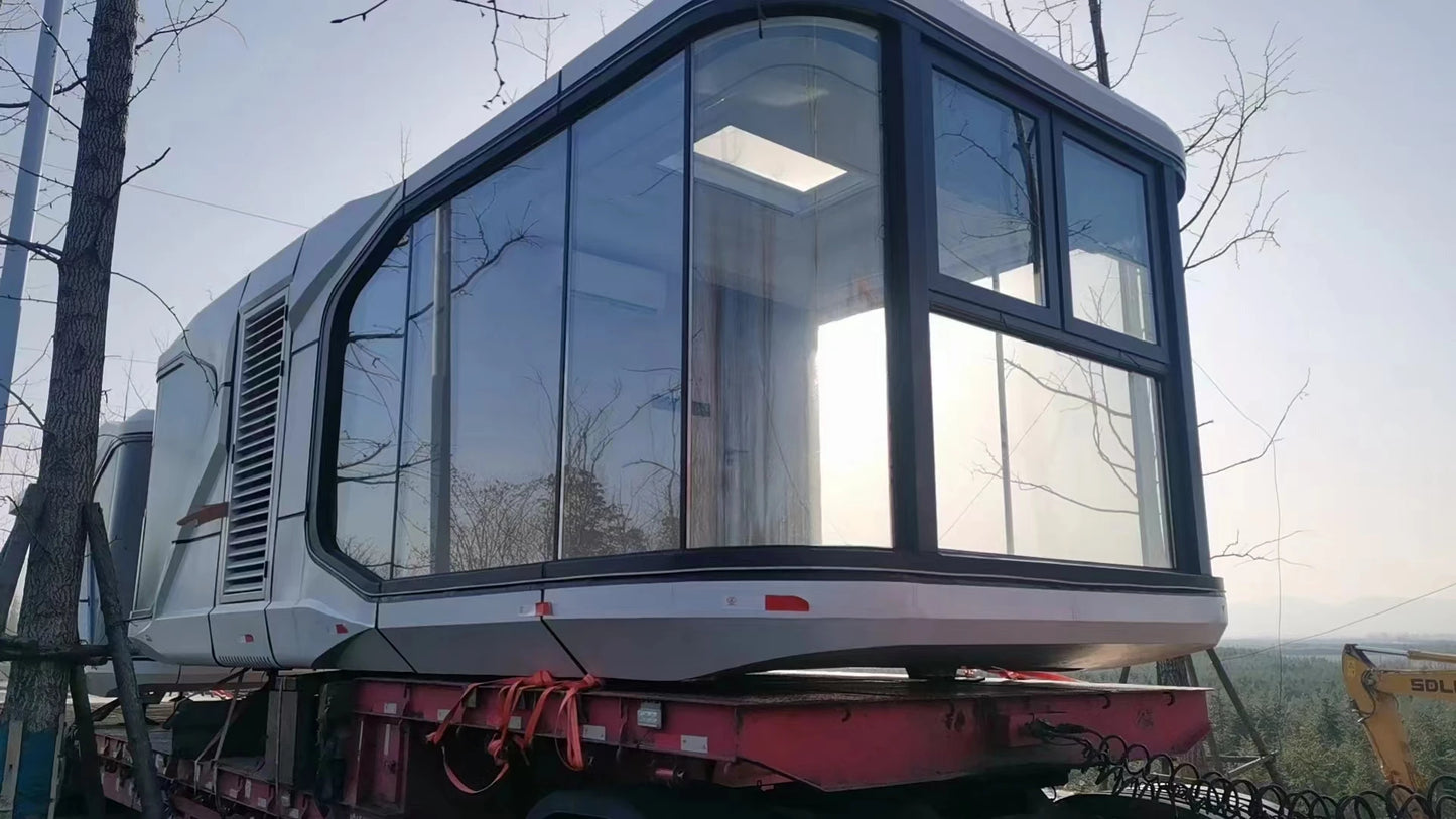 Soundproof Booth Officially Tiny Hotel Apple Cabin Container Homes with Bedrooms Modern House