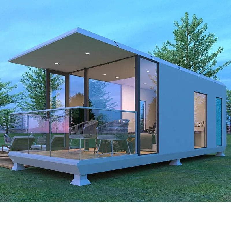 Prefab container house, Space Capsule home module, factory built steel frame tent capsule camp
