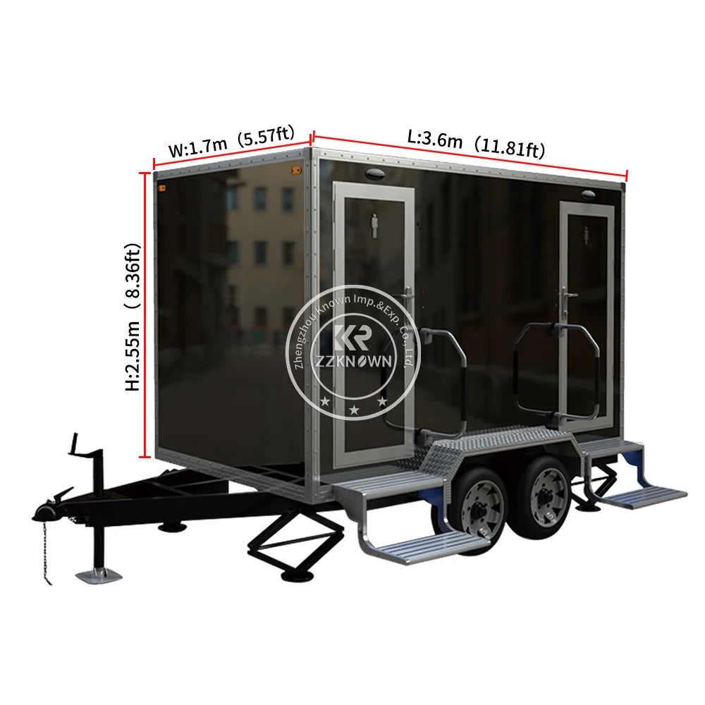 2023 Prefabricated Modular 10ft Container Bathroom Public Toilet Tiny House Mobile Shower Container Toilet