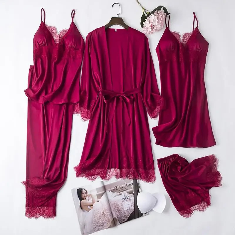 Women New Bride Bridesmaid Wedding Party Robe Female Sleepwear White Kimono Pajamas Rayon Casual Nightgown Home Clothes