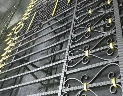 Wrought Iron Fences Manufacturers China Solid Villa 20 Gauge Steel Garden Fencing Designs wf1