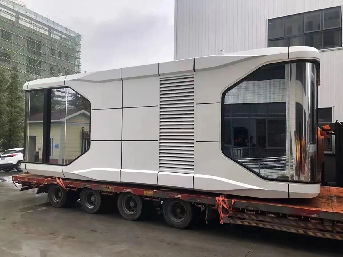 Prefabricated Kit Luxury Living Pod Cabin Modular Building Mobile Container Home Capsule Prefab House