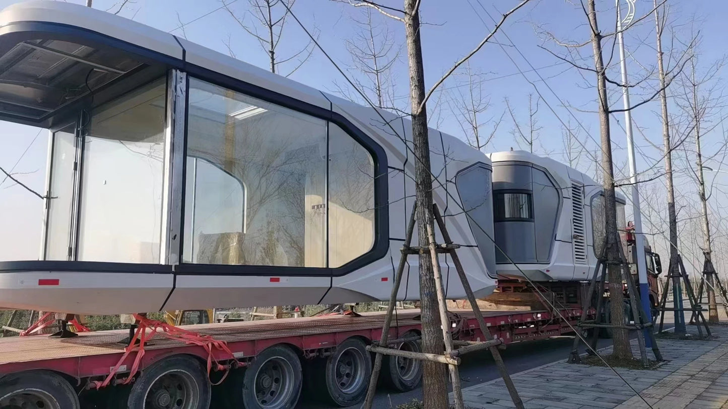 Soundproof Booth Officially Tiny Hotel Apple Cabin Container Homes with Bedrooms Modern House