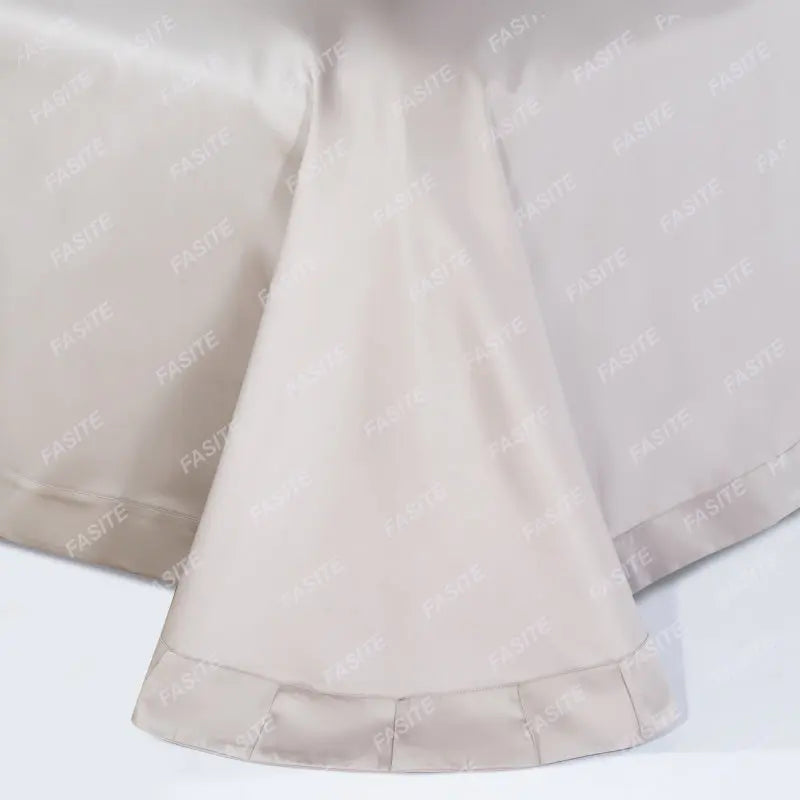 120s long-staple cotton satin cotton light luxury quilt cover four-piece high-end hotel European-style cotton bedding
