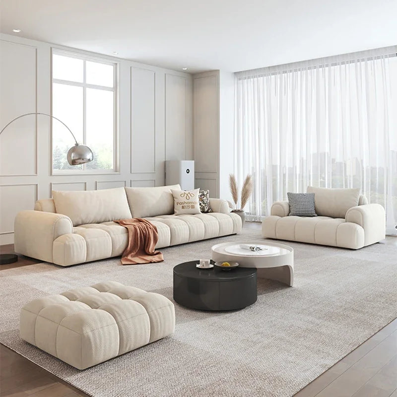 Chaise White Lounge Living Room Sofa Luxury Bed Puffs Angle Accent Sofa Armchair Waiting Divano Letto Furniture Living Room