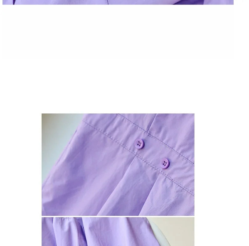 Women's Irregular Cotton Lapel Five-Point Sleeve Blouse, Large Size Shirt, Elegant Blouses for Youth, Medium Length