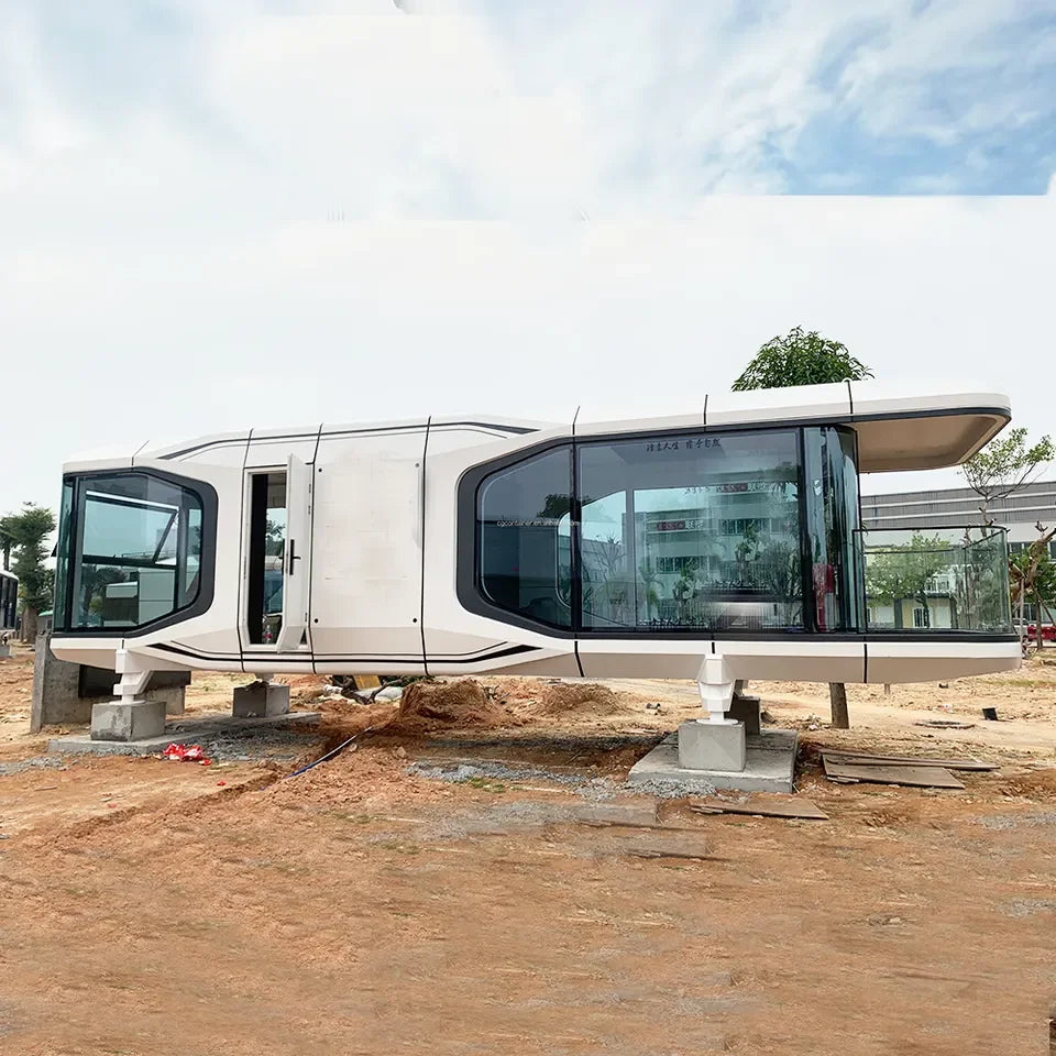 Prefab House Modern capsule cabin Hotel Container home sleep pod Outdoor Mobile Tiny house luxury Capsule House