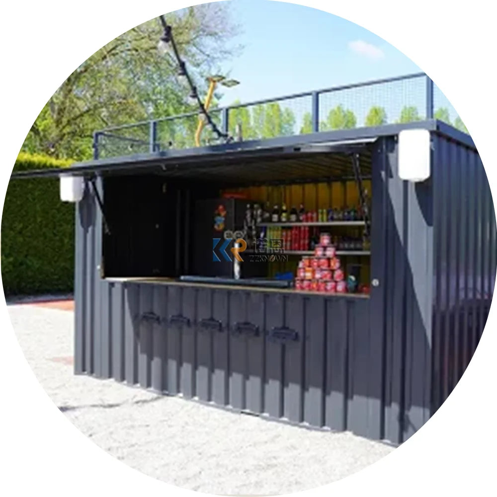 2023 China 20 Feet Cheap Folding Storage Living Welded Easy Assemble Save Space Container House For Living And Storage