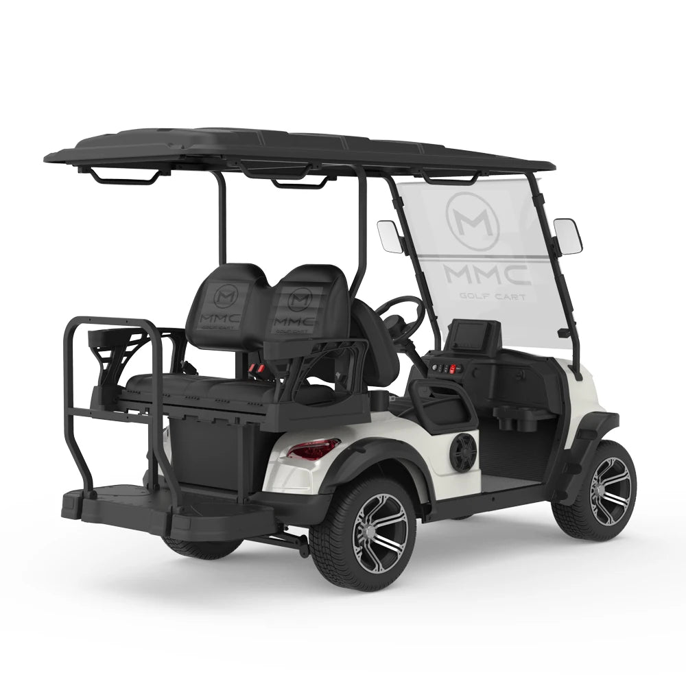 MMC New Model Electric Golf Cart with Luggage box option Rear under seat ice bucket Rain cover 2 4 6 seaters Golf Cart