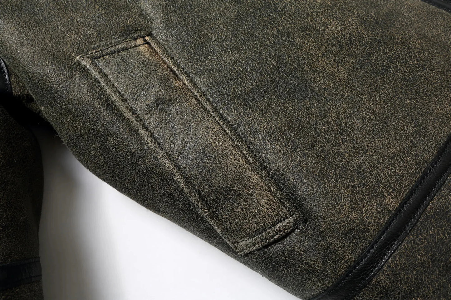 100% Natural Sheepskin Leather Jacket Winter Coat Real Fur Warm Explosive Style Sherpa Men's Large Motorcycle Fashion