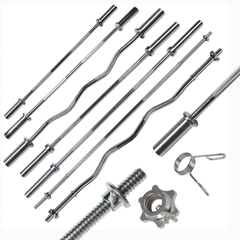 1.2m 1.5m 1.8m 2.2m Fitness Gym Equipment Olimpic Training Barbell Bench Press Squat Weight Bar Weightlifting Barbell
