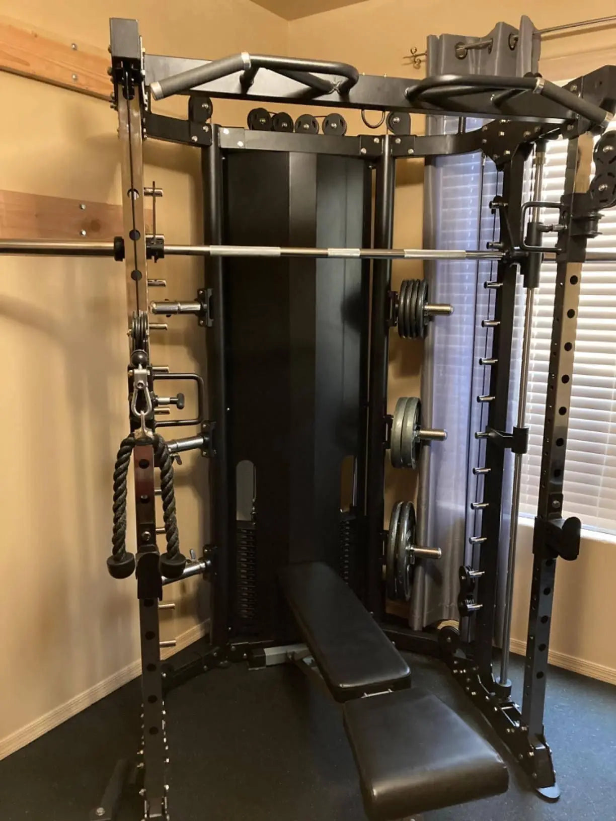 Xinrui Best Price Arm Multi-functional Gym Equipment Trainer Smith Machine with Weight Stack