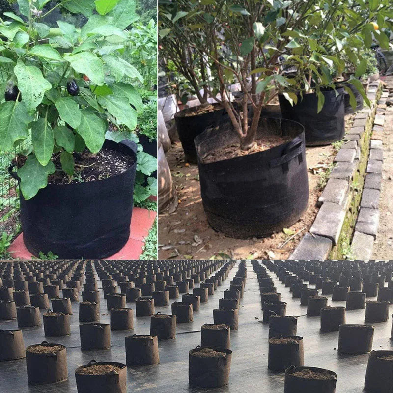 150Gal big size tree flower pots raised garden bed for seedlings vegetable Flower planting pot tool large pots outdoor plants Q1