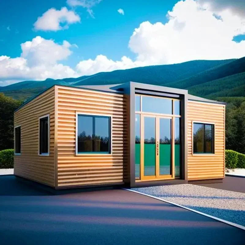 20ft 40ft Hurricane Proof Light Steel Foldable Flat Pack Expandable Storage Prefabricated 4 Bedroom Cabin Homes Container House