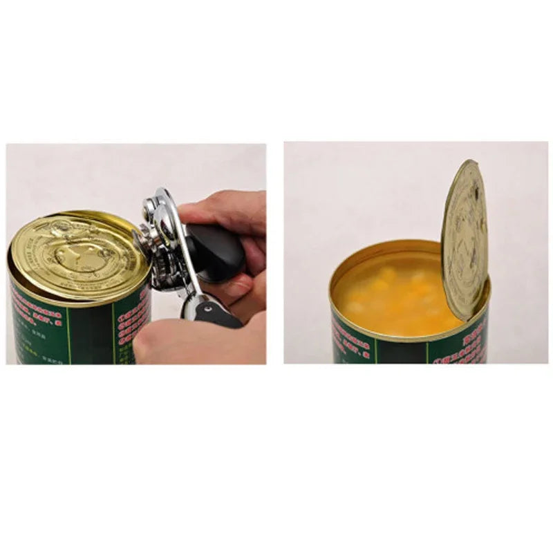 Mini Convenient One Touch Automatic Electric Can Tin Bottle Opener Hands Free Jar Can Tin Opener Safe