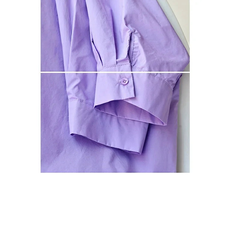 Women's Irregular Cotton Lapel Five-Point Sleeve Blouse, Large Size Shirt, Elegant Blouses for Youth, Medium Length