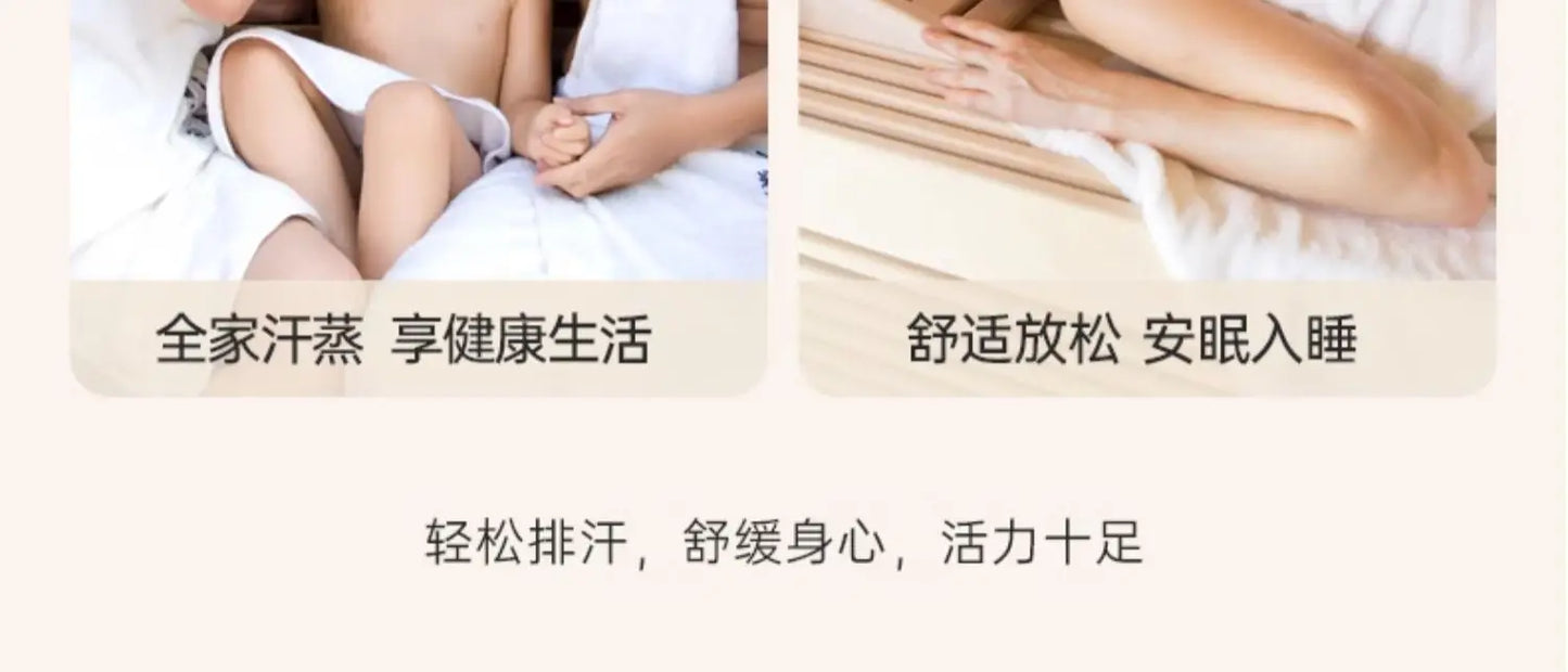 ZK Solid Wood Household Steam Room Volcanic Rock Wet Steam Health Room Medical Stone Sauna Room