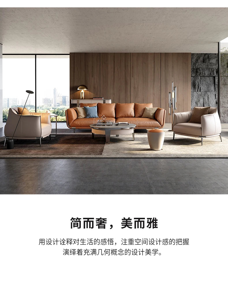 YY TV Cabinet Unit Light Luxury Modern High-End Designer Minimalist Coffee Table