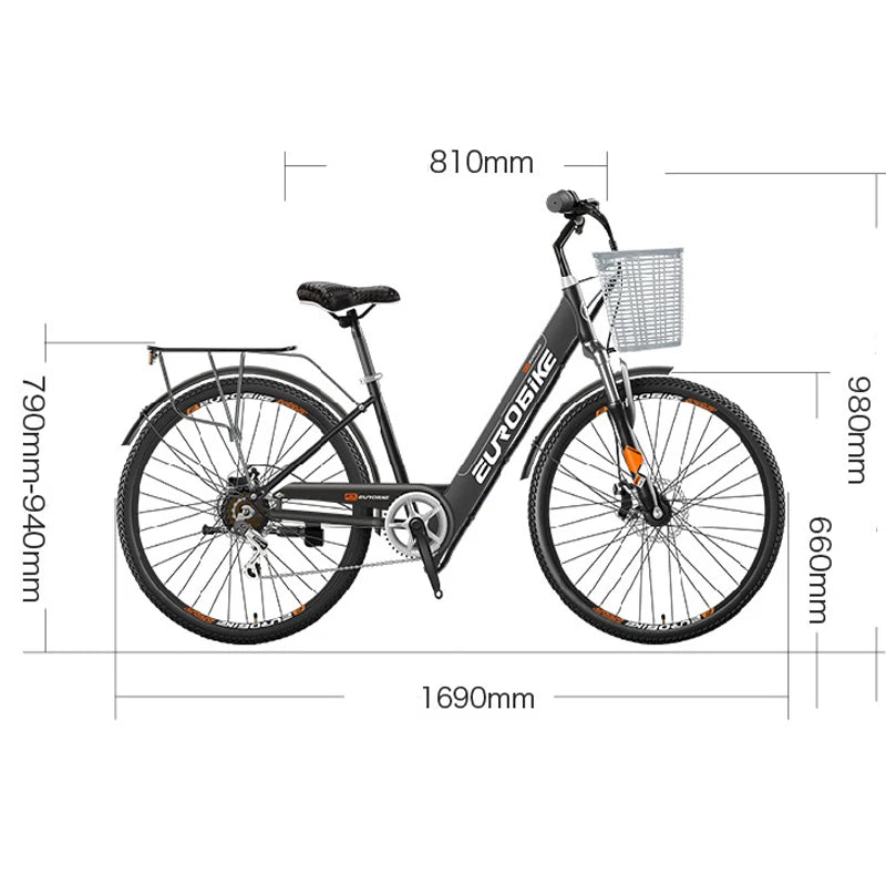 26inch Electric Mountain Bike 7 Variable Speed Electric Bicycle Hidden Battery Waterproof Anti Theft E Bike
