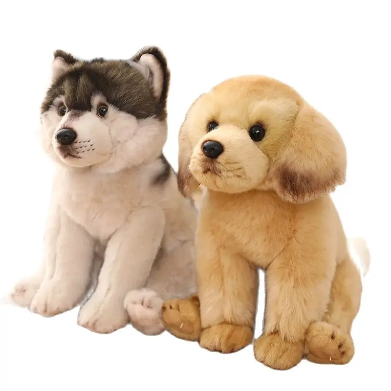 Simulation Maltese Dog Plush Toy Stuffed Animals High Quality Realistic French Bulldog German Shepherd Pug Pet Puppy Doll Toys