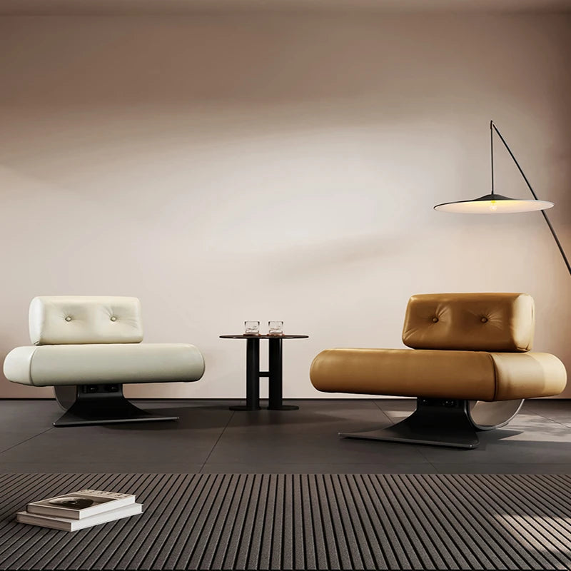 Living Room Luxury Floor Chair Sofa Accent Meditation Vanity Chairs Design Lounge Leather Sillon Reclinable Bedroom Furniture