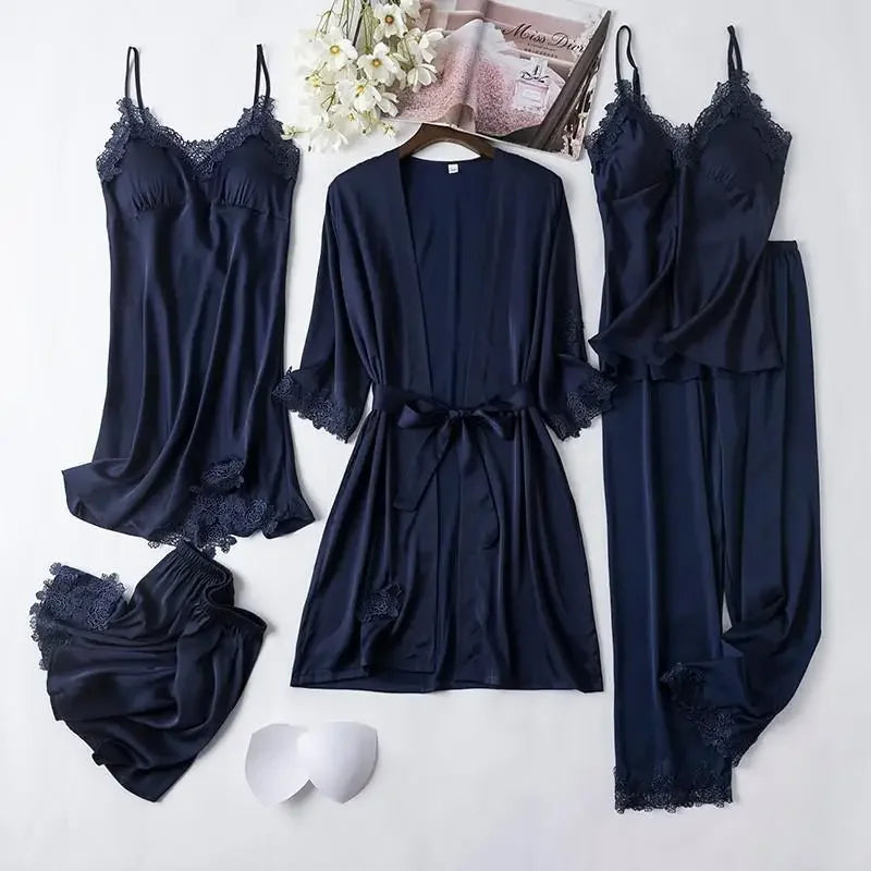 Women New Bride Bridesmaid Wedding Party Robe Female Sleepwear White Kimono Pajamas Rayon Casual Nightgown Home Clothes
