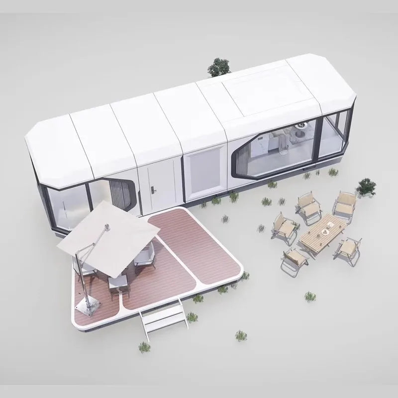 Custom Prefab House Modern capsule cabin Hotel Container home sleep pod Outdoor Mobile Tiny house luxury Capsule House