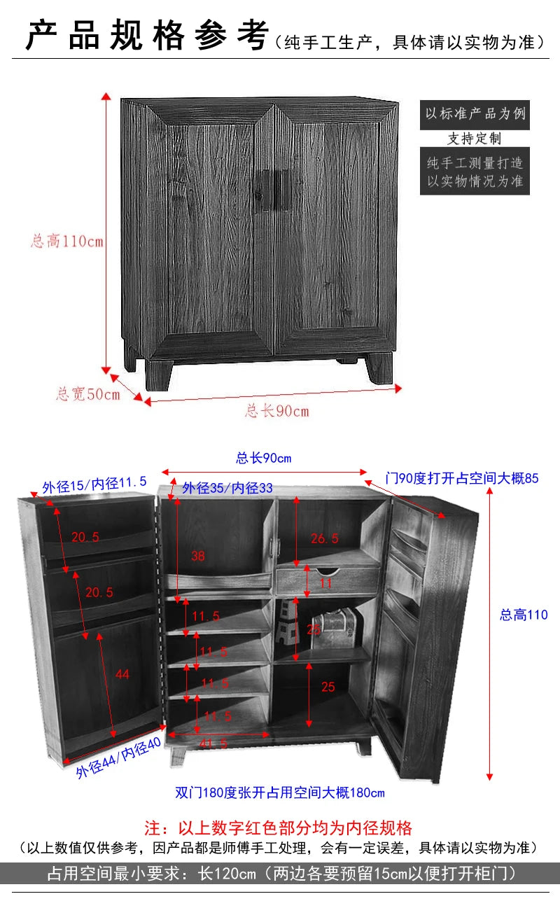 Wooden Kitchen Buffet Cabinet Sideboards Wooden Furniture Storage Locker Mebles Cuisine Entrance Patio De Outdoor Sets