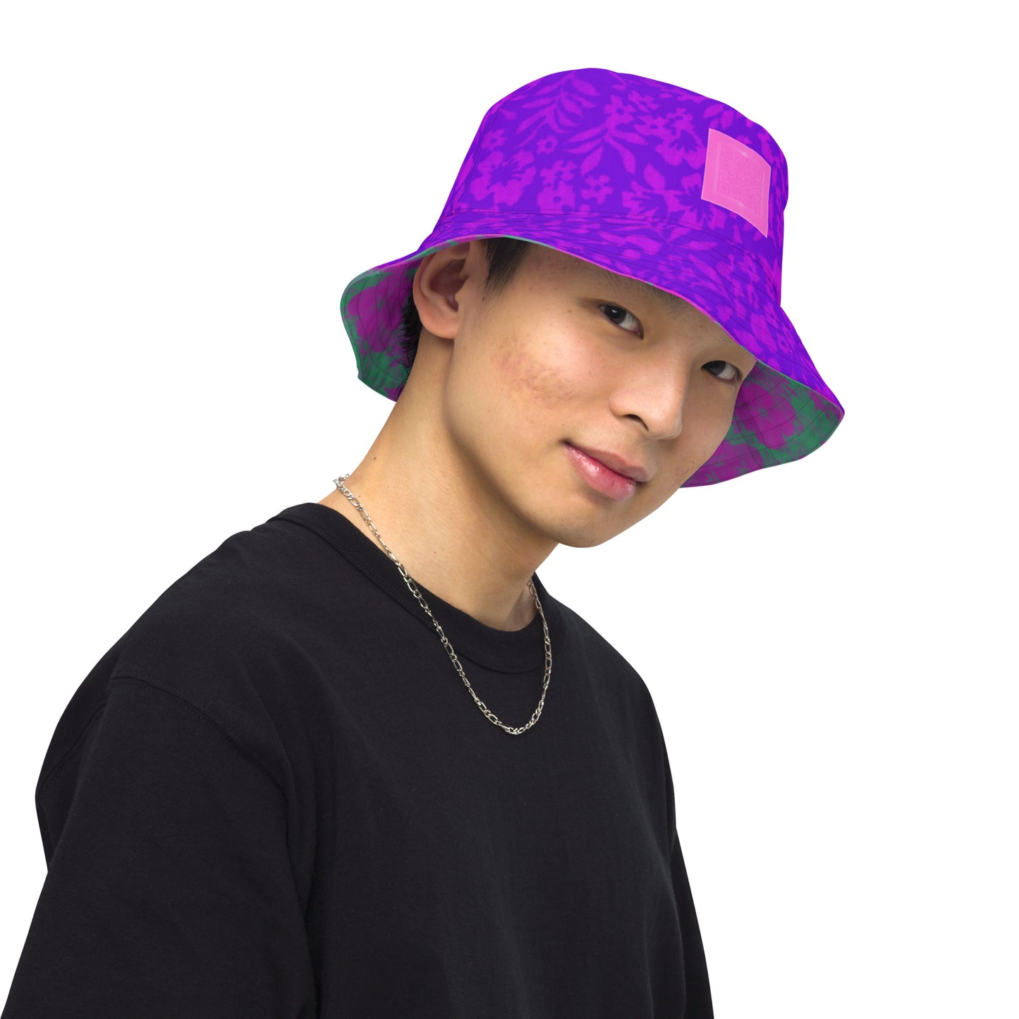 Just Flowers Reversible bucket hat