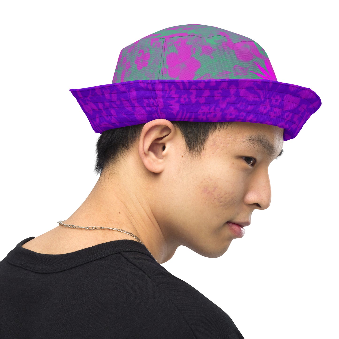 Just Flowers Reversible bucket hat