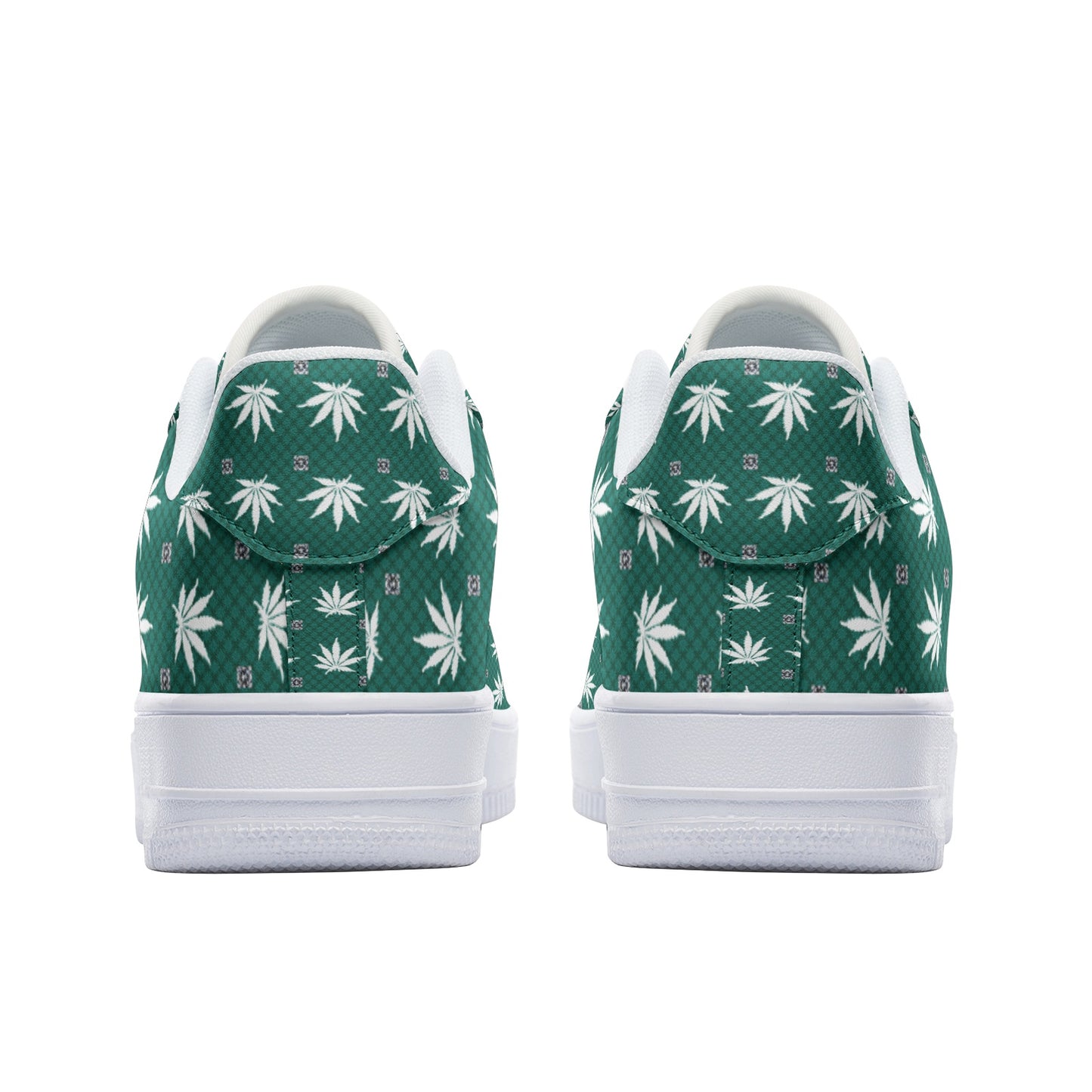 Dresden Green ICED Diamond - Infinite Universe - Unisex Low Top Leather Sneakers