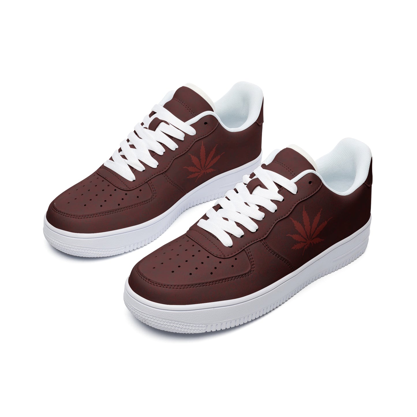 Sharp Infinite Universe Unisex Low Top Leather Sneakers