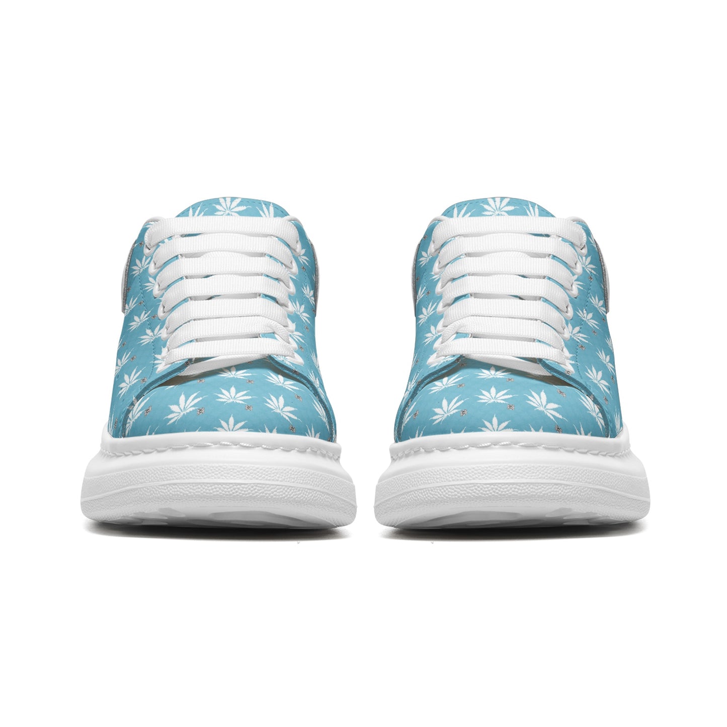 Sapphire SKY-ICE FROST DIAMOND Infinite Universe Unisex Non Slip Lace Up Faux Leather Sneakers