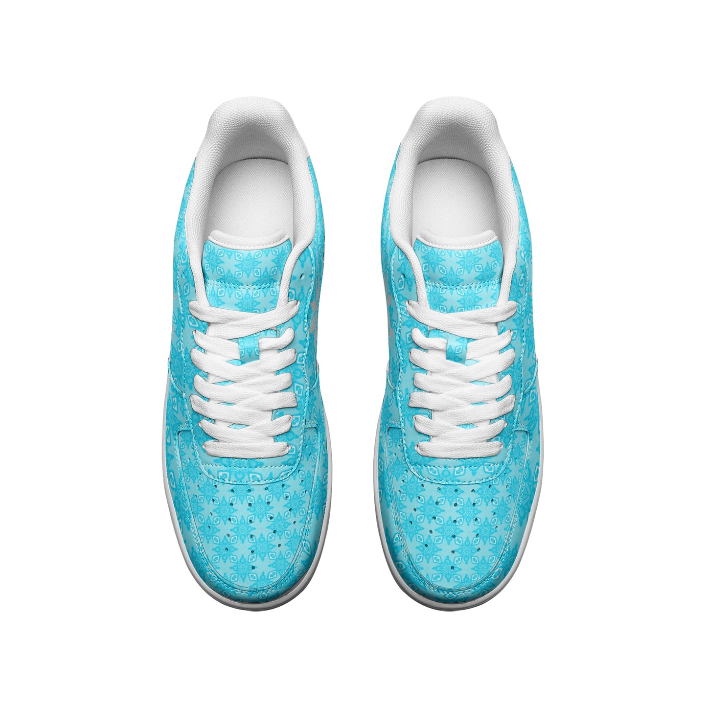 Sapphire Infinite Universe Unisex Low Top Leather Sneakers