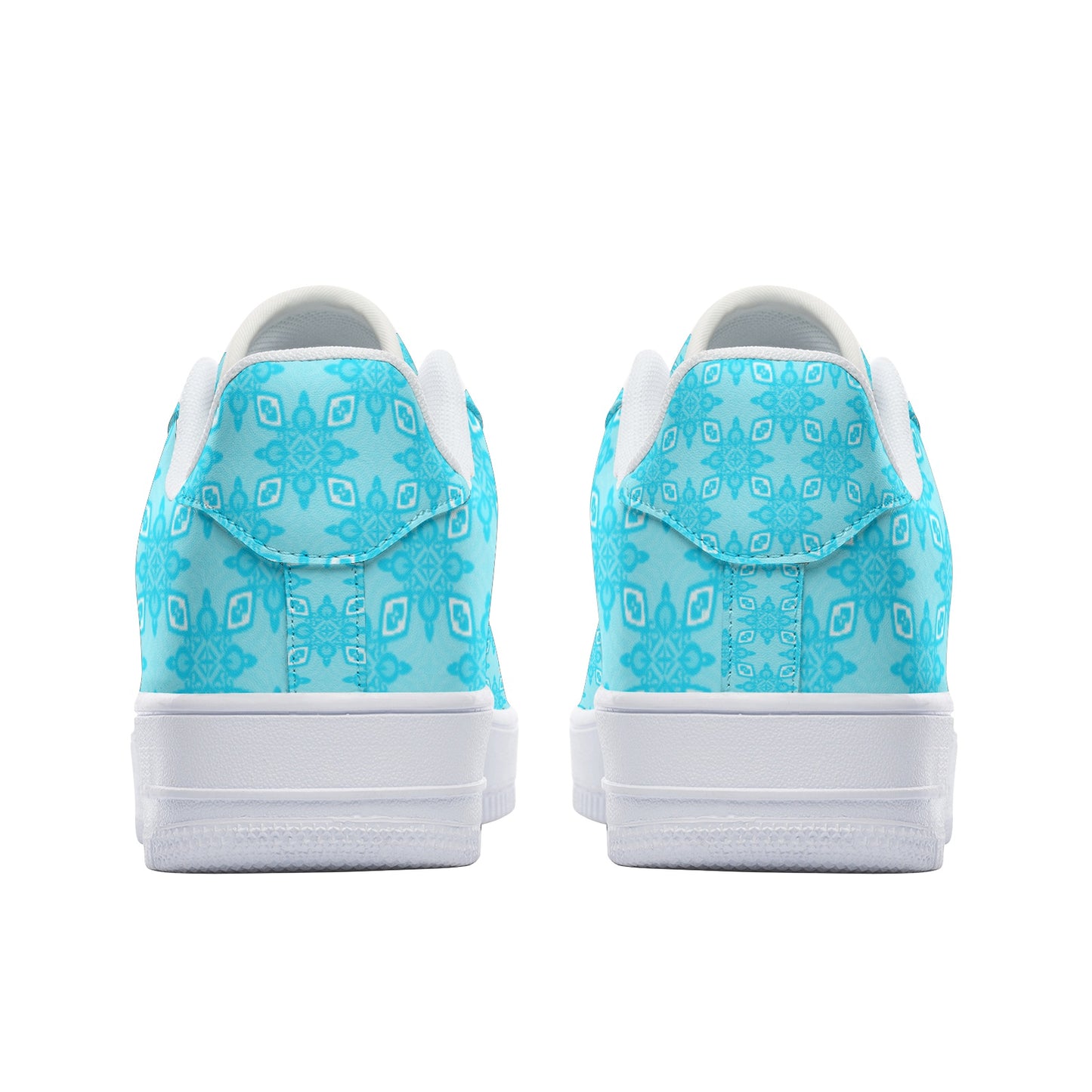 Sapphire Infinite Universe Unisex Low Top Leather Sneakers