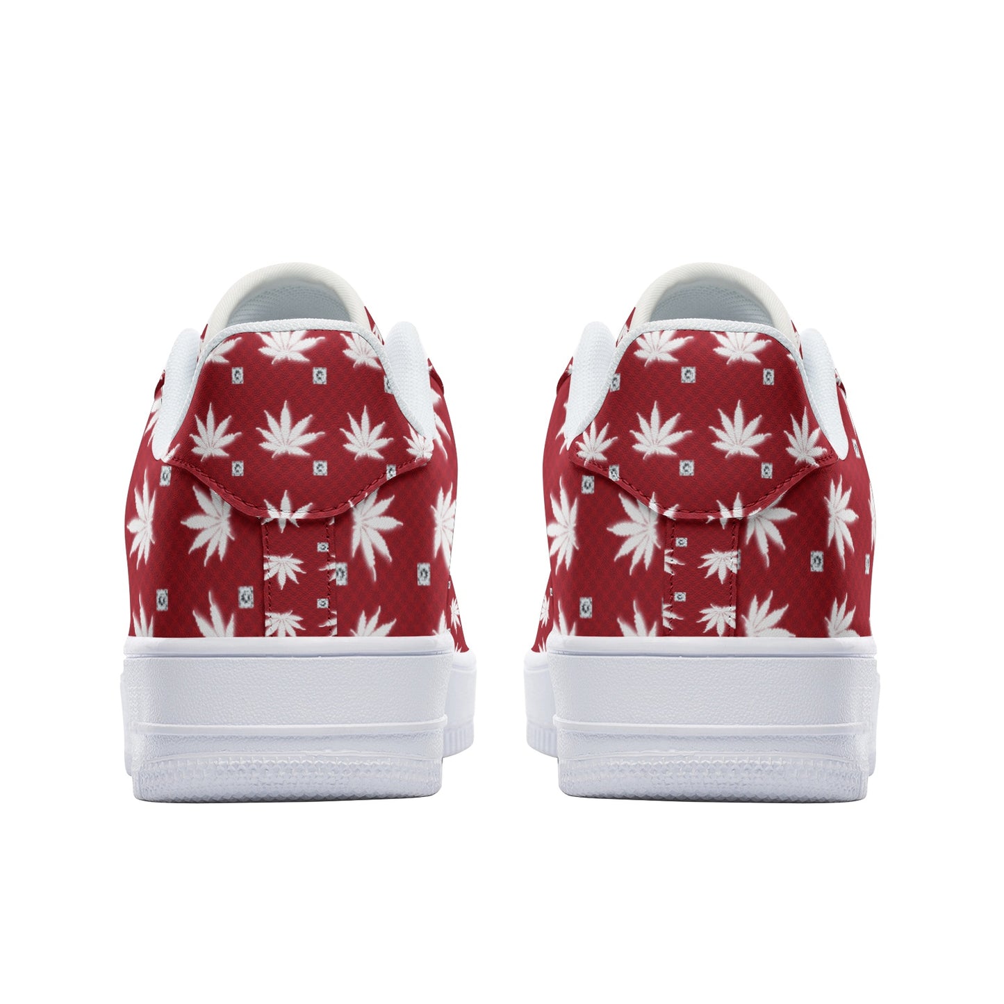 BLOOD FROSTED ICED DIAMOND Unisex Low Top Leather Sneakers
