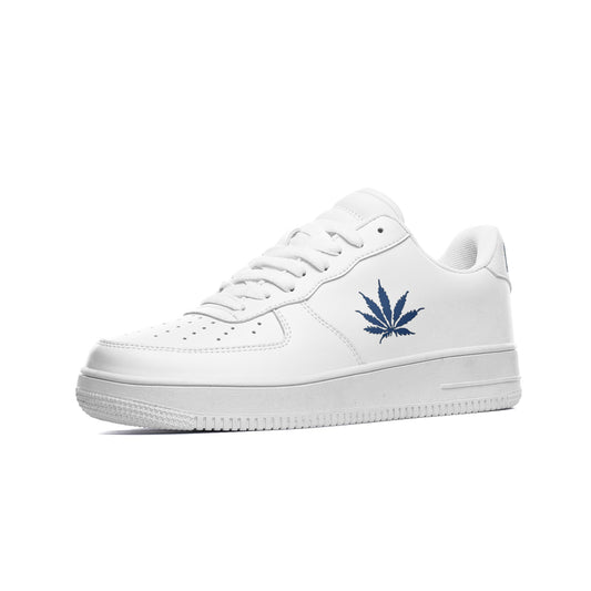 Iced Mellow Diamond Infinite Universe Unisex Low Top Leather Sneakers