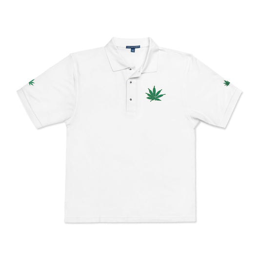 GREEN SMOKE Infinite Universe Unisex Polo Shirt (Embroidery)