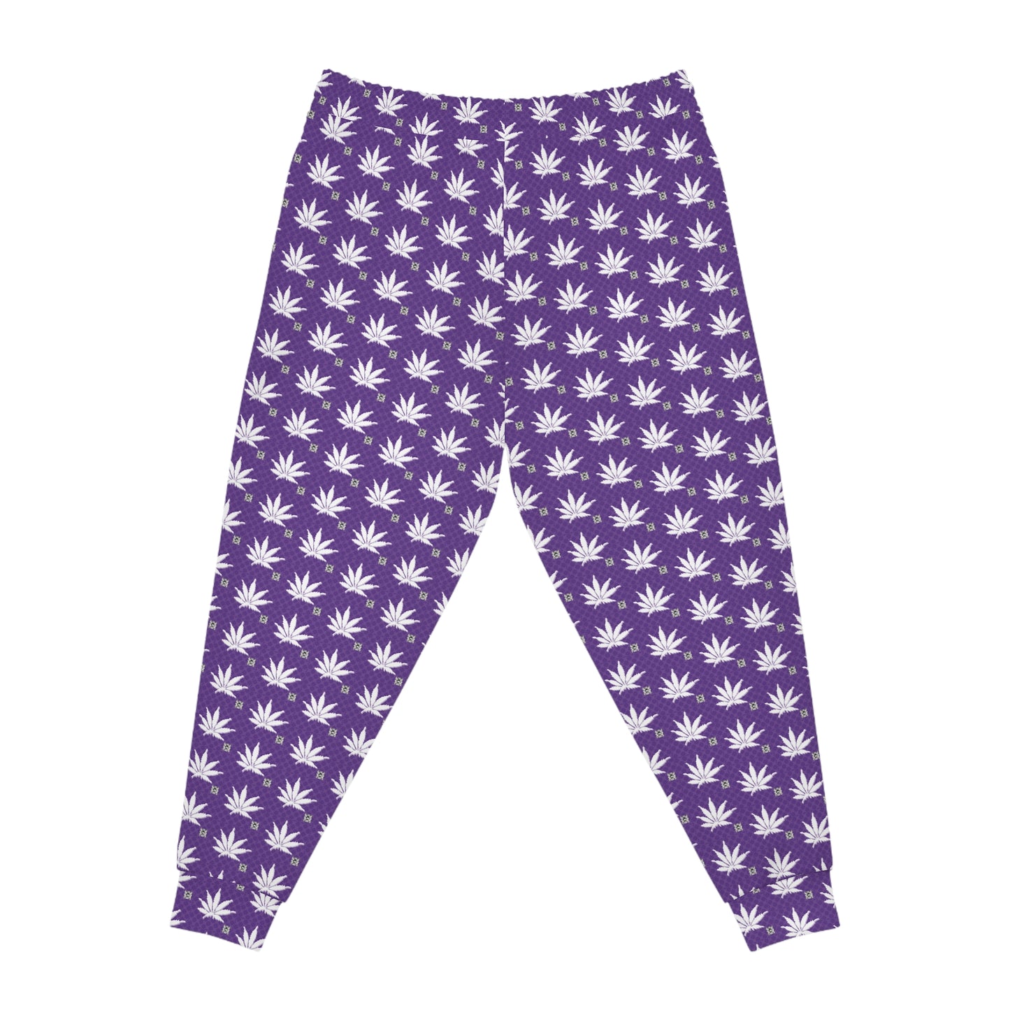 FROSTED RICH ICED DIAMOND Infinite Universe Allover Cannabis Leaf Athletic Joggers — Bold Streetwear Sweatpants