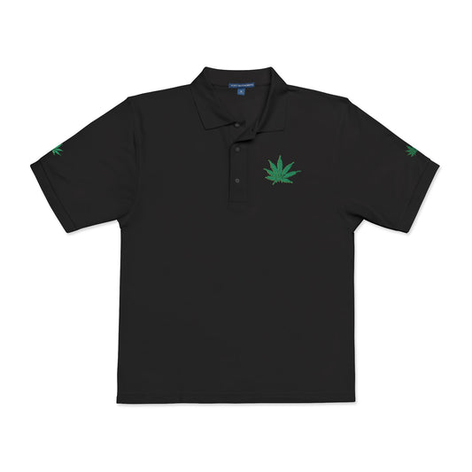 GREEN SMOKE Infinite Universe Unisex Polo Shirt (Embroidery)
