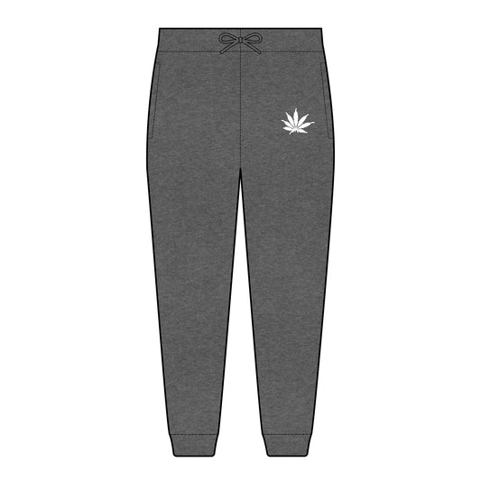 ICED FROST Infinite Universe Cozy Fleece Joggers with Leaf Embroidery, Unisex Sweatpants for Casual Wear, Perfect for Relaxing, Lounging, or Gifting