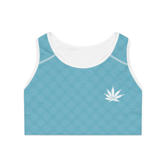 FROST Sapphire SKY-ICE Infinite Universe {BABY STAR} Sports Bra — Comfortable Yoga & Activewear