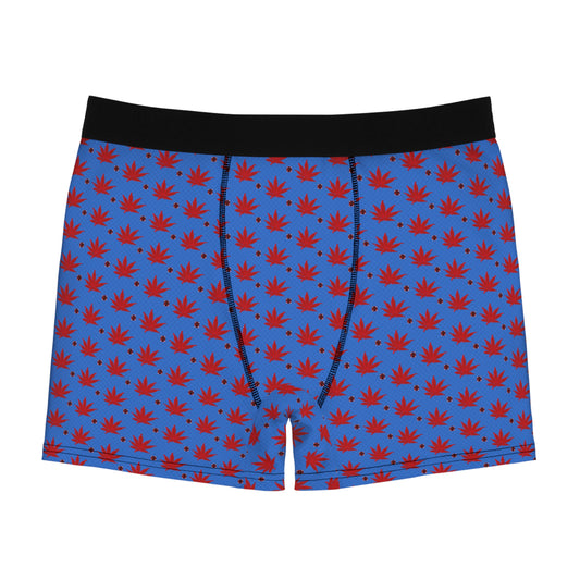 BLOOD STAR STRUCK Infinite Universe Men's Boxer Briefs - Floral Leaf Print, Comfortable Underwear for Everyday Wear, Fun Gift for Him, Unique Loungewear