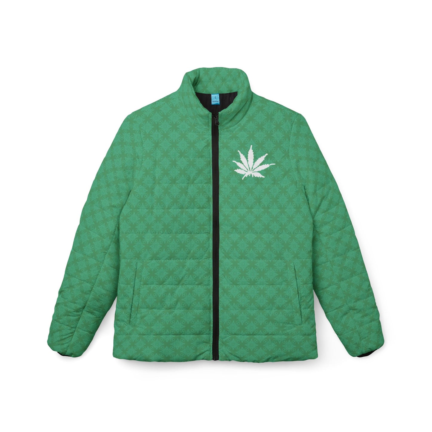 Aurora Green {BABY STAR FLAKE} Infinite Universe Women’s Puffer Jacket (AOP)