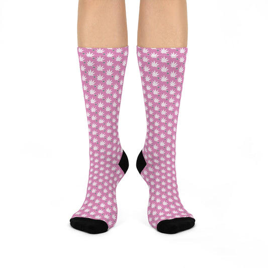 NEW PINK ICED DIAMOND Infinite Universe Crew Socks — Cushioned
